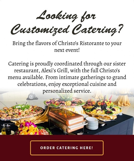 Looking for Customized Catering